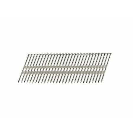 B&C EAGLE Common Nail, 2-3/8 in L, 22D, Stainless Steel, 1000 PK 238X113RSS/22